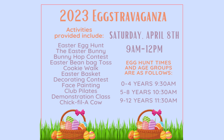 2023 Eggstravaganza flyer