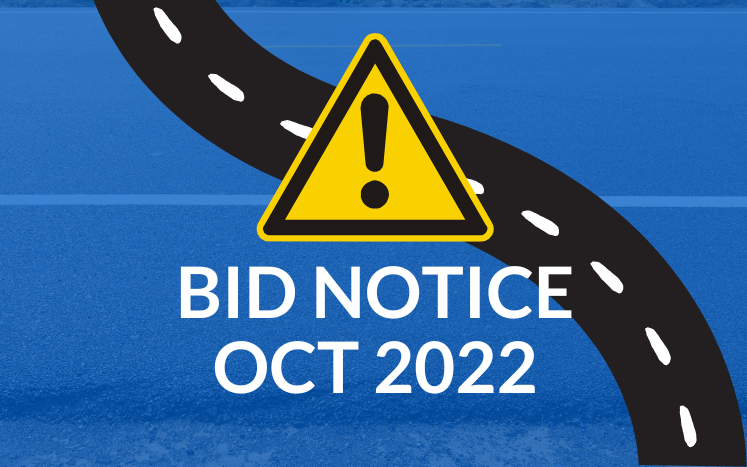 Bid Notice October 2022