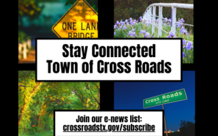 Stay Connected; Town of Cross Roads